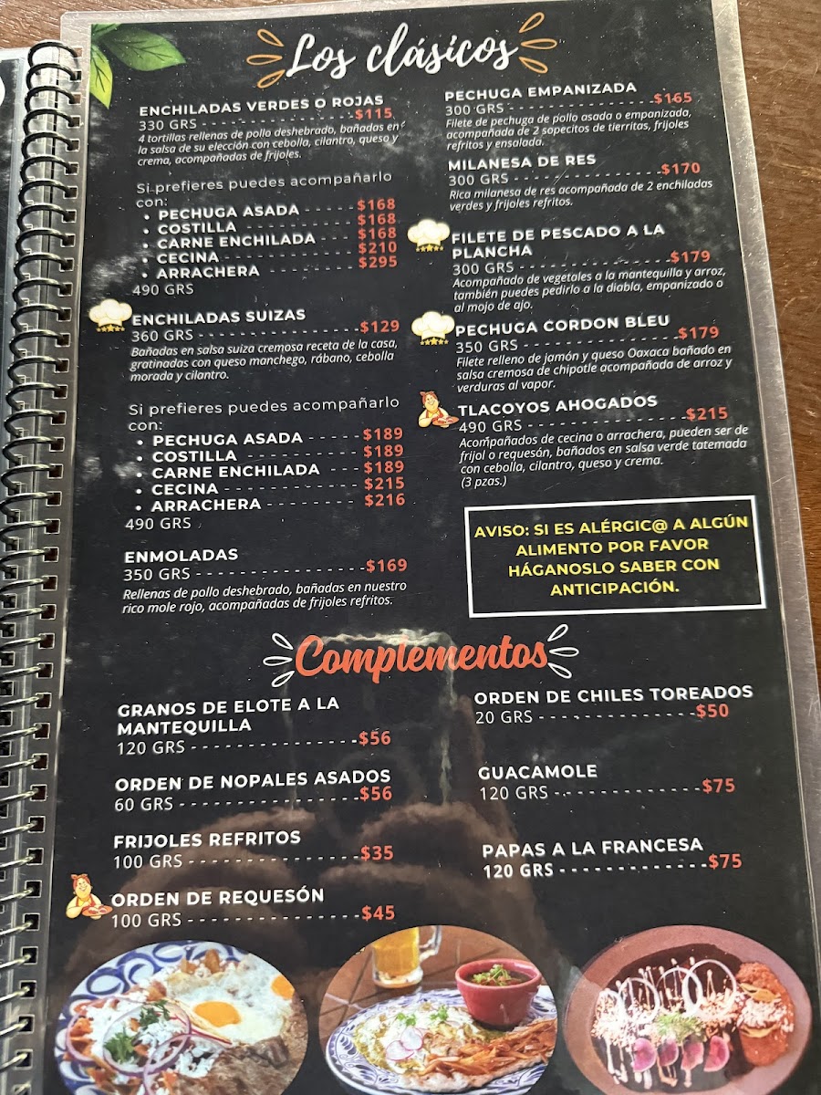 Gorditas La Güera Restaurante Menu - Image 1